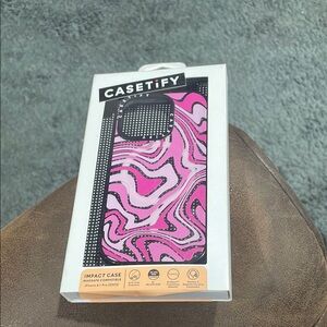 Casetify Pink Impact Case for iPhone 14 Pro